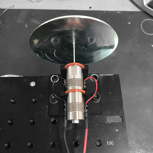 Wiring of the assembled SPPAL transducer