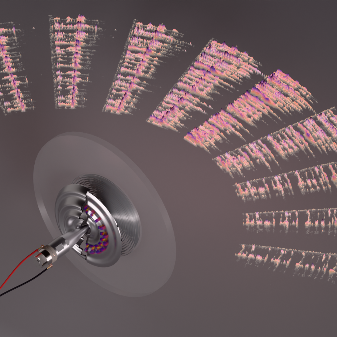 Dual-domain metamaterials co-integrated with a compact ultrasonic transducer for highly directional audio generation
